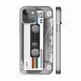 thumbnail image 1 of Funda KIOMY para iPhone 15, cinta de casete retro 3D, a prueba de golpes, 1 of 5
