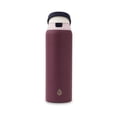 thumbnail image 1 of TAL Stainless Steel 2-in-1 Straw and Chug Water Bottle with Push Lid 32 fl oz, Berry, 1 of 6
