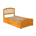 thumbnail image 5 of Richmond Twin Platform Bed with Matching Foot Board with 2 Urban Bed Drawers in Caramel, 5 of 7
