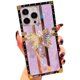 thumbnail image 1 of Funda compatible con iPhone de 16 a 6,1 pulgadas con purpurina de lujo, diseño de mariposa, plegable, con soporte, suave, con efecto espejo de policarbonato, antideslizante, para mujeres y niñas, 1 of 6