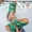 Green, variant on KIJBLAE Women's Minimalist Round Toe Thick Sole Wedge Sandals, Open Toe Casual Beach Slippers for Vacation White 36