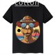 thumbnail image 2 of Ropa infantil con estampado de dibujos animados de camellos, camisetas negras de manga corta de verano para niños, camisetas de algodón personalizadas para niños y niñas, 2 of 5
