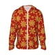 thumbnail image 1 of Balery Christmas With Gold Snowflakes Sudadera ligera de manga larga con capucha y protección solar UPF 50+ para hombre y mujer, ideal para pesca y running-Large, 1 of 7