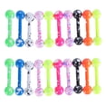 thumbnail image 1 of 20 Pcs Boucles d'Oreilles en Forme d'Haltère Accessoires Créatifs, 1 of 7