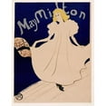 thumbnail image 2 of Henri de Toulouse-Lautrec 20x24 Black Ornate Framed Double Matted Museum Art Print Titled: May Milton (1895), 2 of 5
