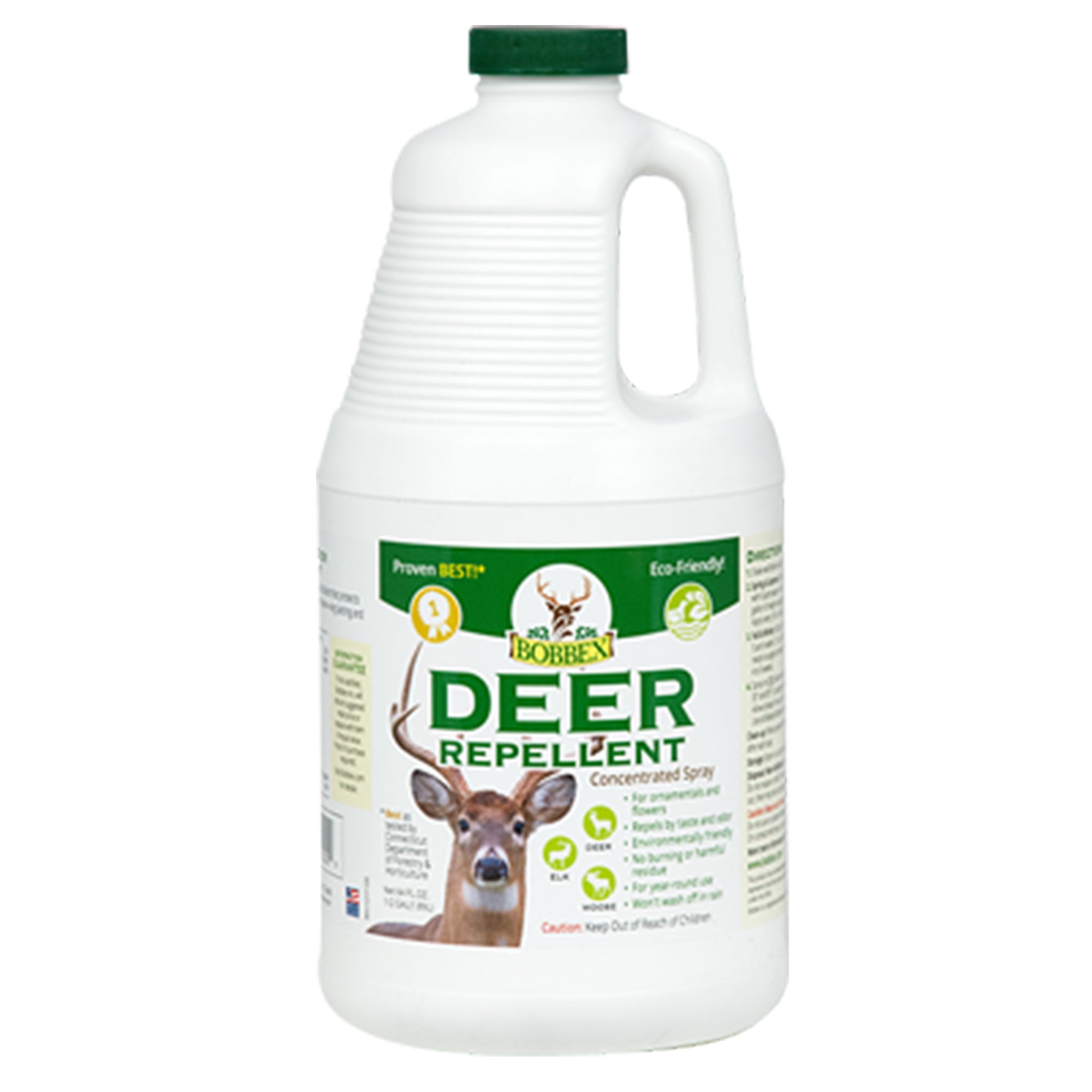 Bobbex Half Gallon Concentrate Outdoor Garden Deer Repellent Spray, 64 oz.