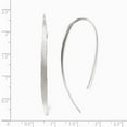thumbnail image 2 of White Sterling Silver Earring Drop & Dangle Women'S Satin 55 mm 3.38, 2 of 2