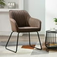 thumbnail image 2 of Porthos Home Kylo PU Leather Upholstered Dining Chair with Metal Legs, 2 of 6