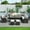 Brown, variant on Direct Wicker 7-Piece Patio Garden Rattan Wicker Dining Sofa Set with Cushions - Gray
