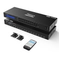 thumbnail image 1 of Matriz HDMI TESmart 8x8 4K@30Hz EDID RS232 Control remoto IR, 1 of 9