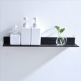 thumbnail image 2 of 5X Estante Flotante de Pared Negro para Cocina, Baño, Estante de Almacenamiento, Espejo, Estantes de Esquina de Ducha de Metal, Armario Organizador, Hogar B, 2 of 4