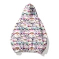 thumbnail image 3 of WEAIXIMIUNG Chandail Camouflage pour Femmes Mignon Dames Mode Décontracté Imprimé de Noël à Capuche à Manches Longues Chandail à Capuchon Haut3, 3 of 3