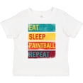 thumbnail image 3 of Inktastic Eat Sleep Paintball Repeat Boys or Girls Toddler T-Shirt, 3 of 5