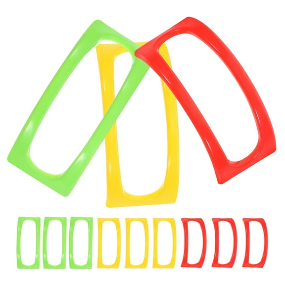 KONTONTY Hemoton 12PCS Taco Holders Tray Stands for Party Bar Accessories Plates for Individual Serving Supplies