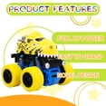 thumbnail image 4 of BESTSKY Toy Cars,Plastics Diecast Cars,Inertial Drive Pull Back Cars,yellow2, 4 of 7