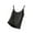 Black, variant on Tank Tops for Women Velvet Fleece Base Layer Sleeveless Crewneck Pullover Solid Straps Vest Dark Gray 2XL