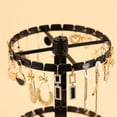 thumbnail image 3 of Xihbxyly Organizador de Joyas de Acrílico, Expositor Giratorio de 2 Niveles, Torre Giratoria para Collares, Guarda de Forma Segura Aretes y Pulseras, Realza Tu Tocador, Ideal para Amantes de La Joyer, 3 of 7