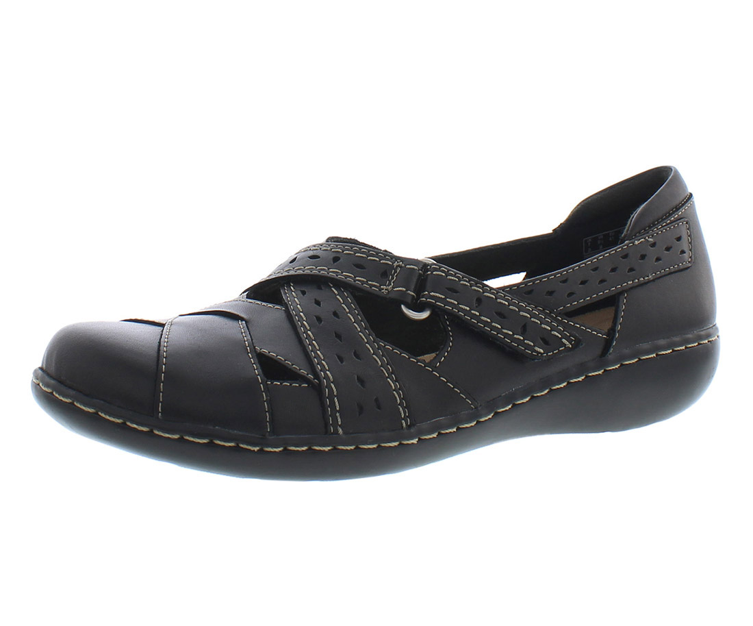 Clarks Ashland Spin Q Womens Shoes Size 9.5, Color: Black