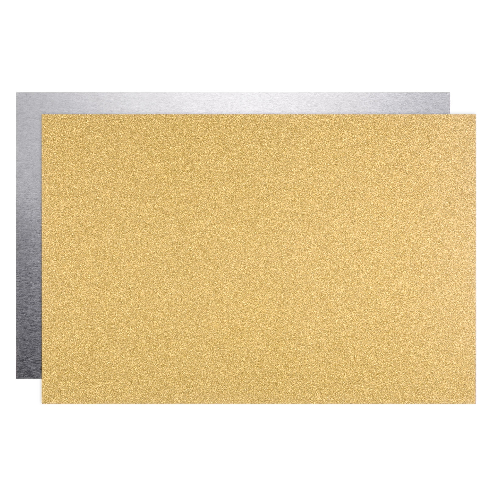 Sublimation Metal Blanks 4x6 Inch Aluminum, Neon Gold, 2 Pieces
