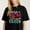 Black-1, variant on Wife Mom Boss Queen Printing T Shirt Womens Tee