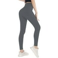 thumbnail image 5 of Wensltd Women's Yoga Pants Solid Color Gym Workout Full Length Pants, 5 of 6