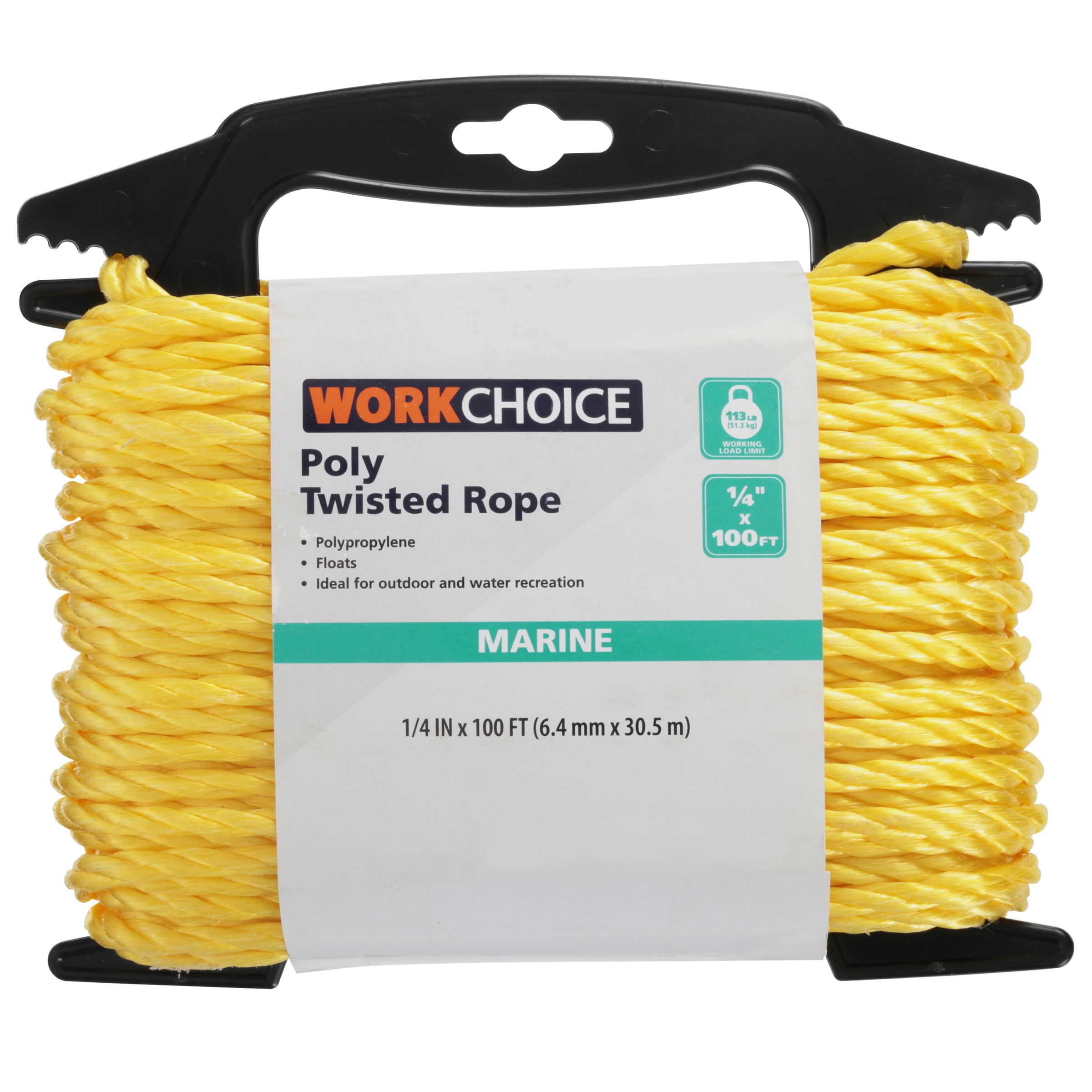1/4" x 100' Poly Twisted Rope