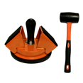 thumbnail image 1 of Herramienta para r huecos en el suelo, elevador de baldosas con ventosa, herramienta de ción ligera de doble bisel, pinza para baldosas en Naranja, 1 of 8
