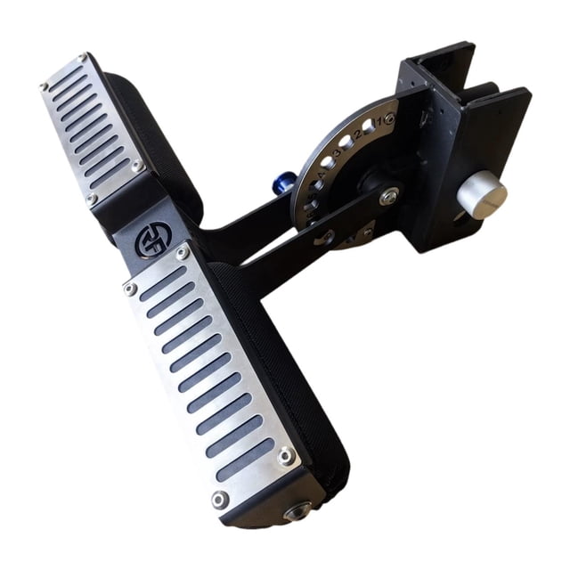 S SERENABLE Pedal and Leg Rest Attachment Equipment Black Attachment Simple Installation Compatible Professional Direct Replace Accessory Style B