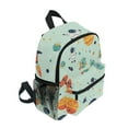 thumbnail image 2 of FORMRS School Backpack with Front Zippered Pocket 12" Student Travel Daypack, Space Patterns, 2 of 6