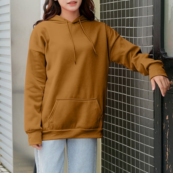 PNTUTB Women's Long Sleeved Hooded Sweatshirt