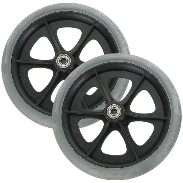 2pcs Wheelchair Wheels Walker Front Wheels Drive Wheelchair Replacement