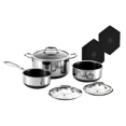 thumbnail image 2 of Hexclad Ensemble de Casseroles avec Couverts, 6 Pcs, 2 of 8