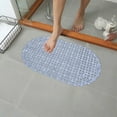 thumbnail image 4 of KOYPTL Transparent Bath Tub Mat 35x16In,Long Bathtub Sink Mat Non Slip in Shower with Drain Holes and Suction Cups,Washable and Durable Solid Shower Mat for Bathroom Floor Bathtub Easy to Clean White, 4 of 5
