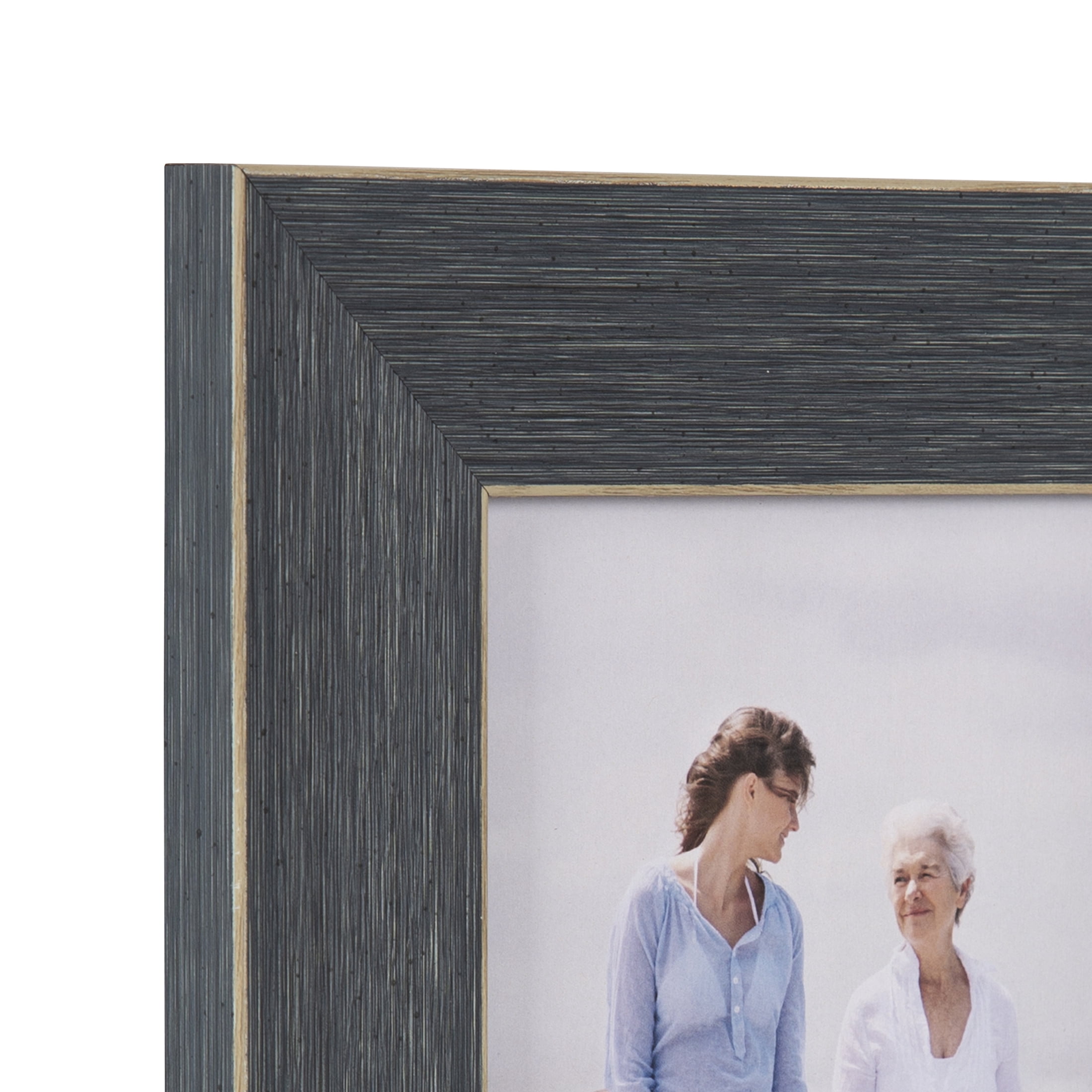 (2 pack) Mainstays – 5x7 Picture Frame – Chambray Blue Tabletop Photo Frame