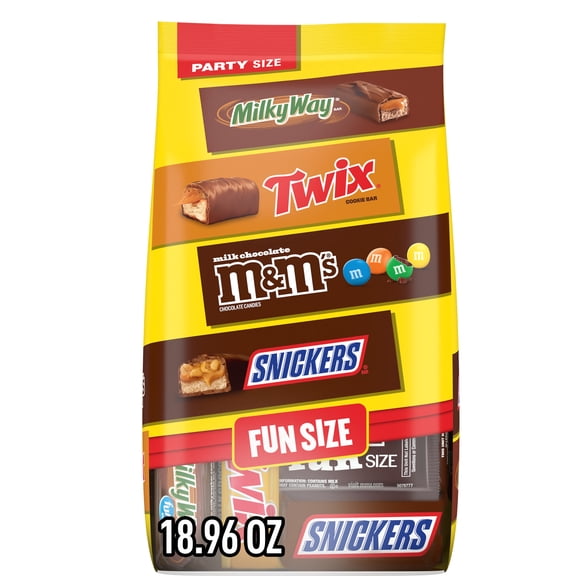 Snickers, M&M's & More Milk Chocolate Variety Bag, Party Size - 18.96 Bulk Bag
