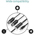 thumbnail image 5 of MIDI to USB C Type C Cable USB MIDI Converter with Indicator Light for Electronic Organ Computer, 5 of 5