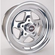 Weld Racing WEL96-57278 15 x 7 in. 5 x 4.75 in. Bolt Circle 4.5 in. Back Spacing 13 lbs Pro Star Polished Wheel