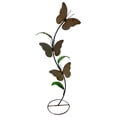 thumbnail image 3 of Rustic Arrow 102157 Three Butterflies Metal Art for Dcor, 3 of 3