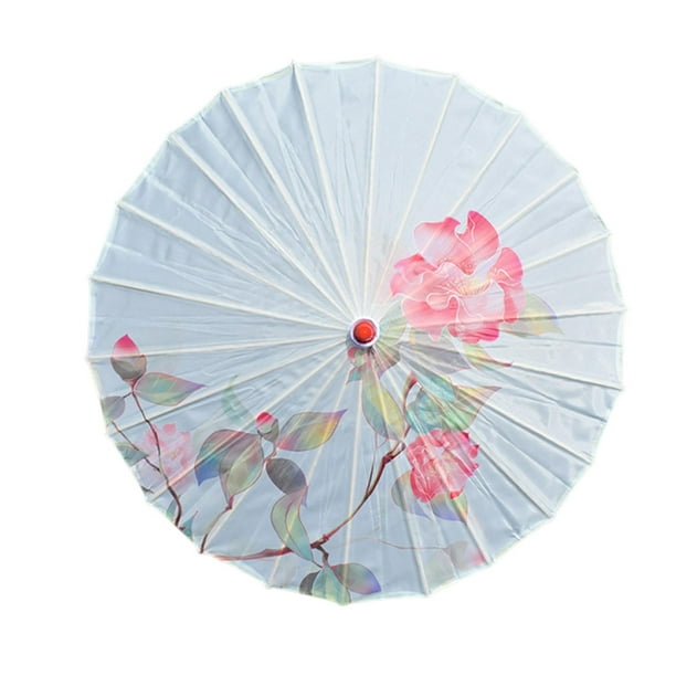 Sombrilla engrasada, artesanía decorativa hecha a mano para fiestas, festivales, disfraces y bodas. F
