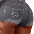 thumbnail image 5 of YHAJDS Womens Yoga Short Base Layer Pants Print High Stretch Breathable Mid Waist Bottoms, 5 of 5