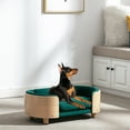 thumbnail image 1 of Puppy Dog Sofa,Pet Sofa for Small Medium Dogs,Dog Bed Pet Beds with Washable Velvet Cushion Cover for Dogs Cats, 1 of 6