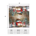 thumbnail image 6 of PHELIKA Snowman Trees Seasonal Xmas Holiday Rustic 01 Mailbox Covers Magnetic Mailbox Wraps Post Letter Box Cover Mailwrap Garden Home Decor Standard Size 25.5"H x 21"W, 6 of 8