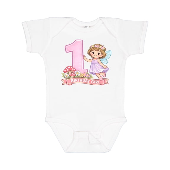 Inktastic Fairy Birthday Girl One Boys or Girls Baby Bodysuit