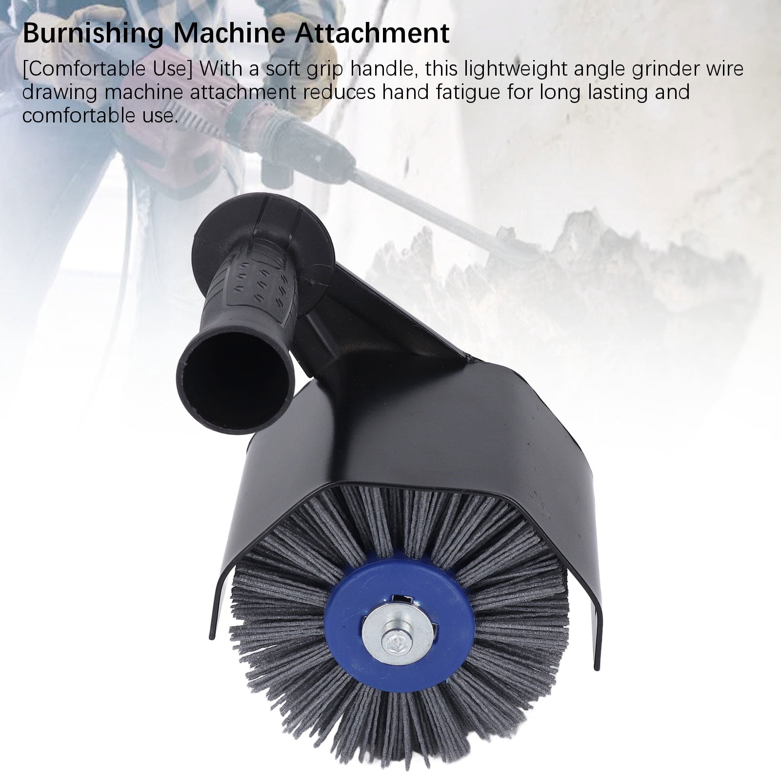 BOKYAN Angle Grinder to Wire Drawing Polishing Machine Accessories Conversion Kit for Buffing and Polishing