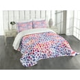 thumbnail image 3 of Ambesonne Abstract Quilted Bedspread Set 3 Pcs, Trippy Funky Sketchy, King Size, Multicolor, 3 of 5
