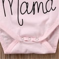 thumbnail image 6 of Kiapeise Baby Girl Flying Sleeve Letters Romper Jumpsuit + Bow Headband, 6 of 7