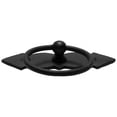 thumbnail image 5 of Ring Pull Cabinet Door Drawer Wrought Iron Black 3.5'' | Renovator's Supply, 5 of 14