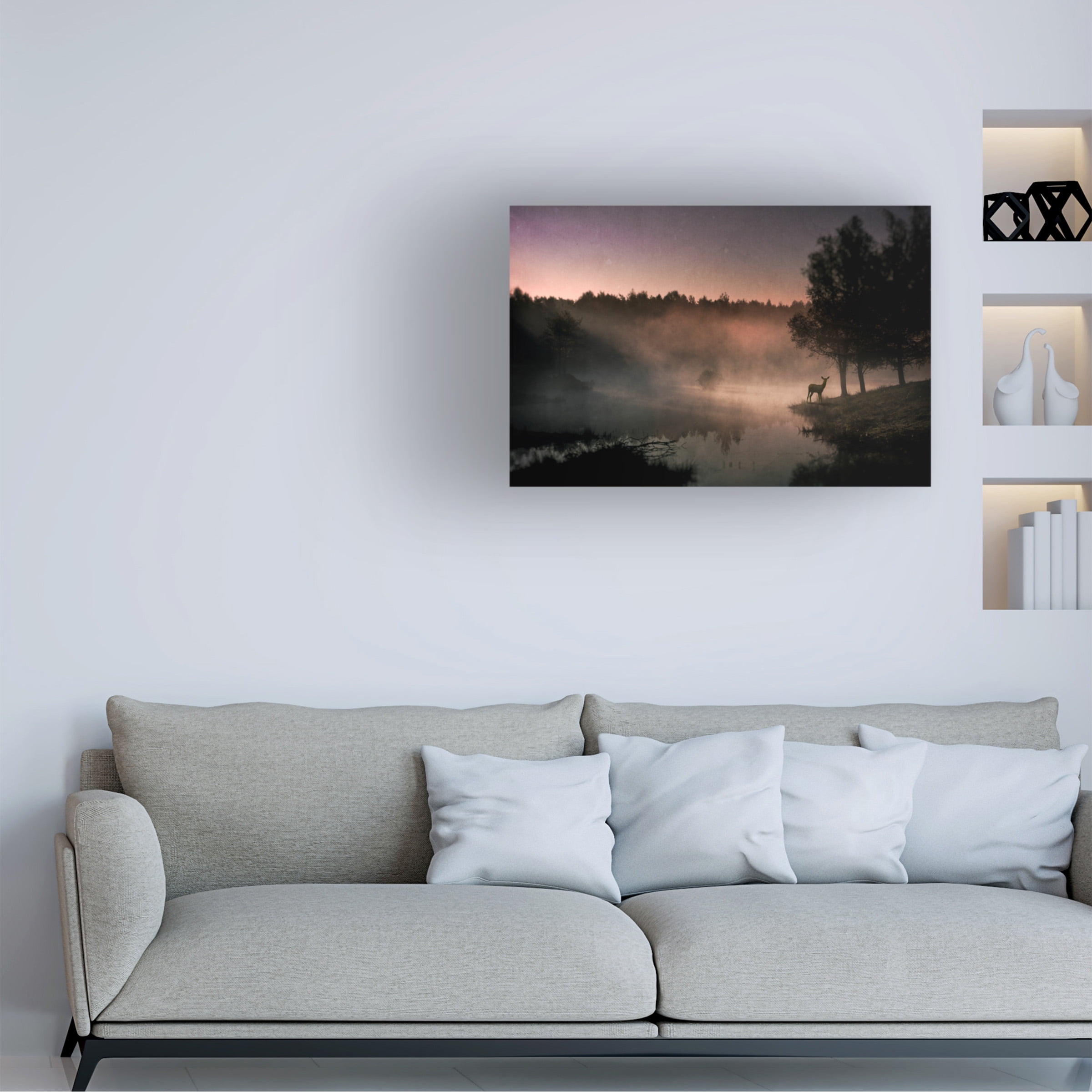 Wim Schuurmans 'Steamy Water' Canvas Art
