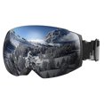 thumbnail image 1 of Gafas de esquí unisex para mujeres y hombres con lentes intercambiables, gafas de nieve anti-UV, gafas de esquí para usuarios de gafas, gafas de snowboard antivaho, gafas de esquí para niños y niñas JM, 1 of 4