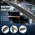 thumbnail image 2 of Unique Bargains Black Rear Windshield Wiper Blade Arm Set 280mm 11 Inch for Toyota Matrix 2003-2008, 2 of 3